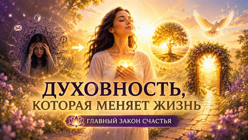 Большинство людей считают, что духовность — это книги, медитации или посещение семинаров. Но почему после вдохновения жизнь часто возвращается к прежнему состоянию? В этом фрагменте вебинара раскрывается один из самых важных духовных законов: духовность должна стать частью повседневной жизни. Только тогда внутренние изменения начинают проявляться во внешнем мире — в отношениях, здоровье, финансах и ощущении счастья.